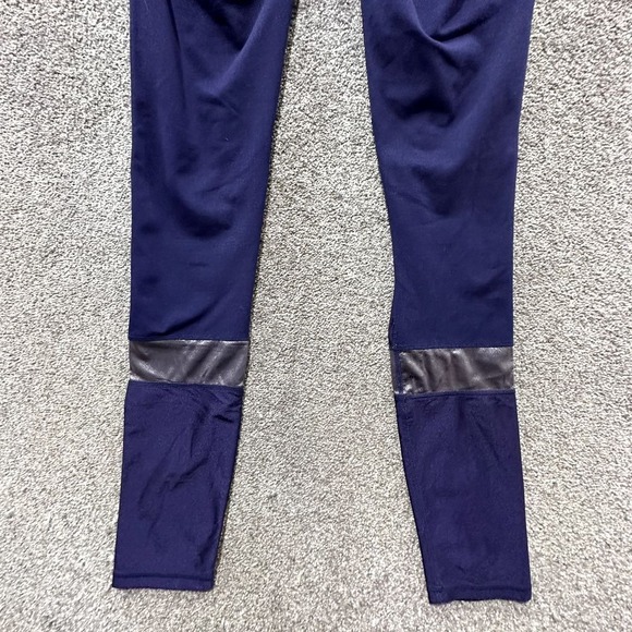 Fabletics‎ Agnes Leggings Women XS Eclipse Purple Mixed Media Power Hold UPF 50+ - Picture 7 of 13